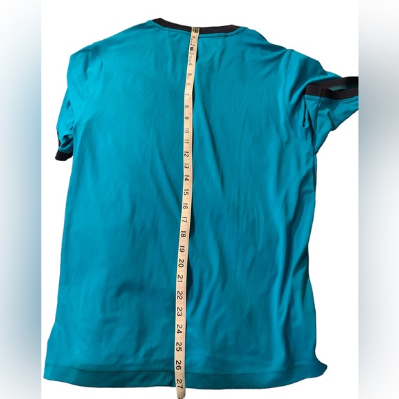 ** RHÔNE Blue Ringer Henley Shirt - Picture 9 of 10